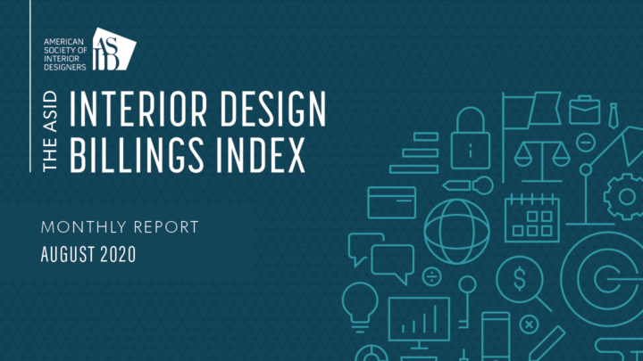 ASID Interior Design Billings Index (IDBI) - August 2020