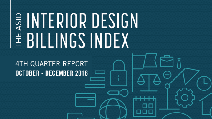 ASID Interior Design Billings Index 2016 Fourth Quarter Report
