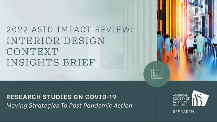 2022 ASID IMPACT REVIEW: Interior Design Context INSIGHTS Brief